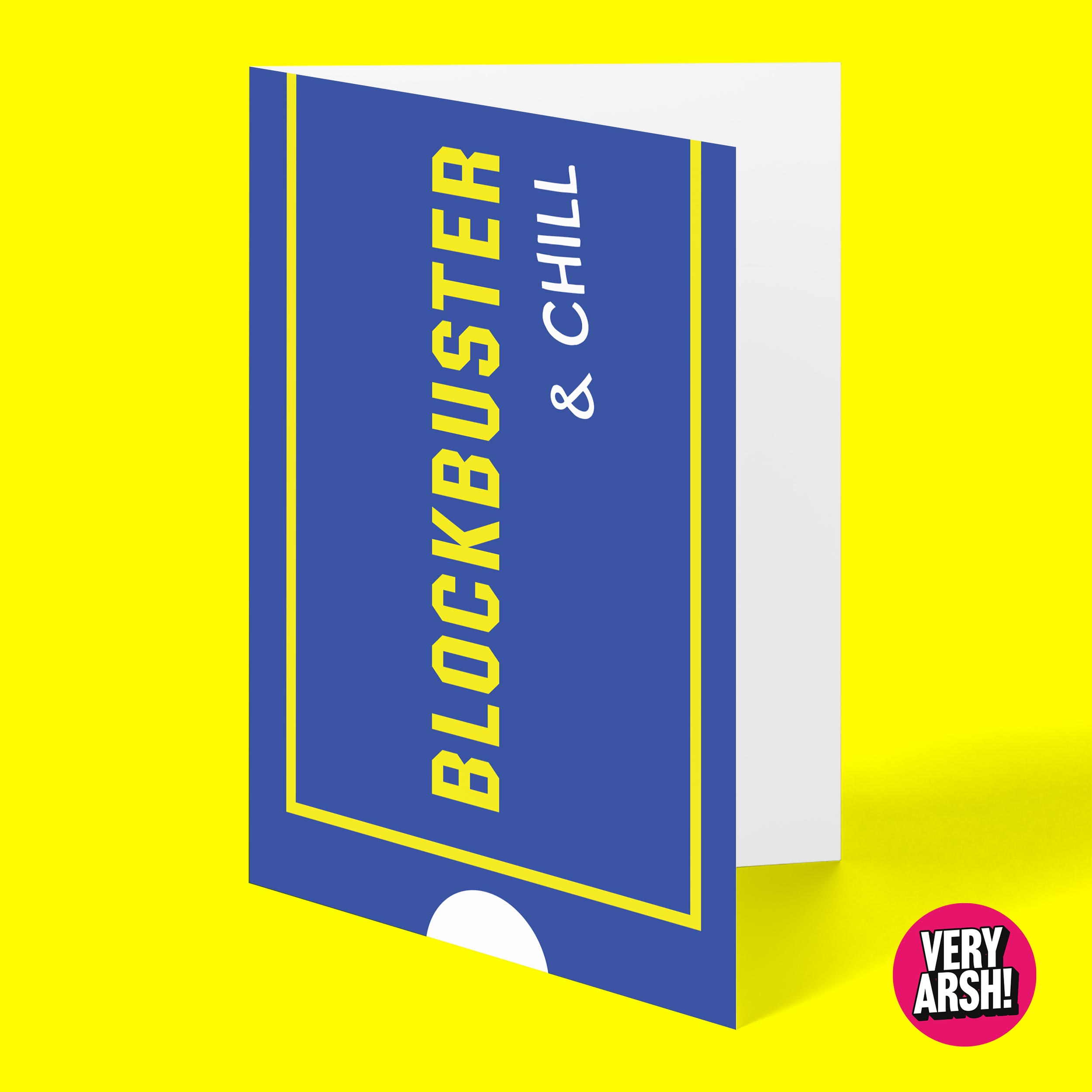 Blockbuster and Chill Greeting Card