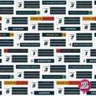 Lost in Television Centre - Wrapping Paper inspired by Old BBC Signage (A2 Folded)