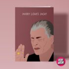 Mary Loves Dick - Derek Acorah inspired Greeting Card, Birthday Card