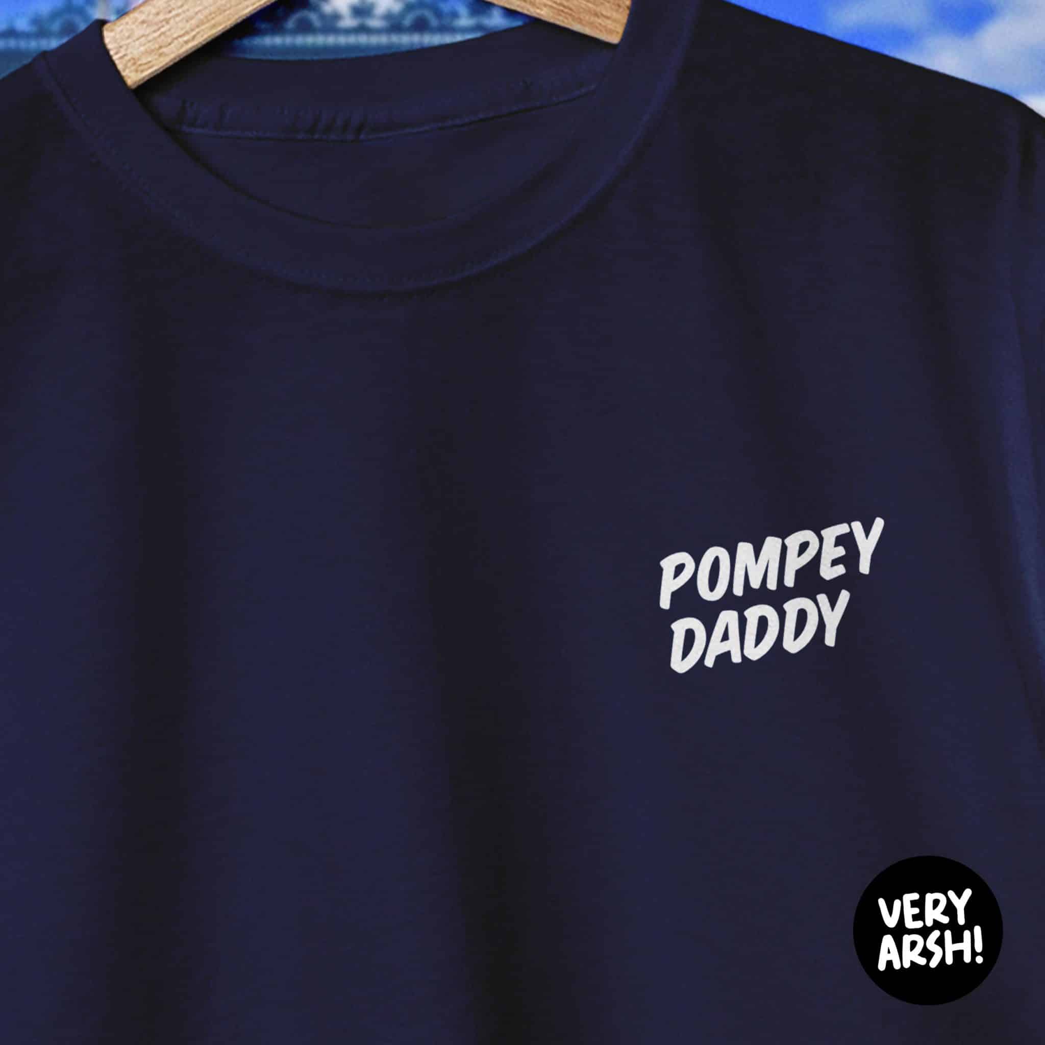 Close up of Pompey Daddy T-Shirt
