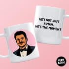 Funny Pedro Pascal celebrity mug personalised with name or text - pop culture gift