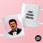 Funny Pedro Pascal celebrity mug personalised with name or text - pop culture gift